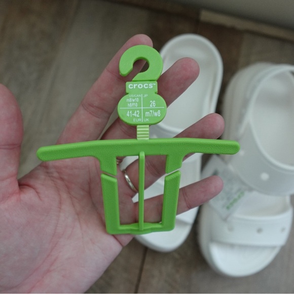 Crocs Mega Crush Sandals White - Picture 11 of 11